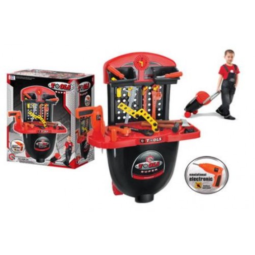 G21 Werzeugset mit Werkbank auf den Rollen 690405