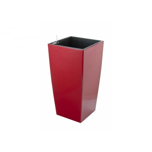 G21 Blumentopf mit Wasserspeicher Linea rot 39 cm 6392431