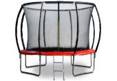 G21 SpaceJump Trampolin, 305 cm, rot, mit Sicherheitsnetz + gratis Leiter 69042680