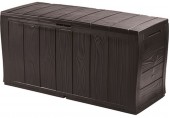 KETER SHERWOOD 270L Garten-Aufbewahrungsbox 117 x 45 x 57,5 cm, braun 17198596