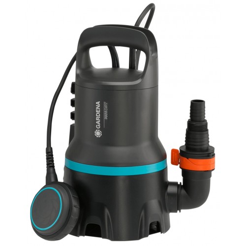 GARDENA 9000 Schmutzwasser-Tauchpumpe, Tauch-/Druckpumpe (300W/ 9 000l/h) 9040-20