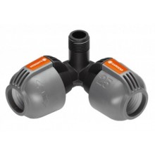 GARDENA Sprinklersystem Winkelstück 25 mm x 1/2"-AG, 2782-20
