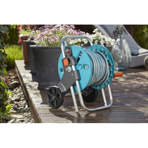 B-WARE Gardena Schlauchwagen AquaRoll S - Modell 18500-20 benutzt, funktioniert problemlos