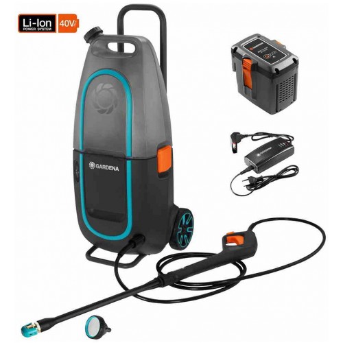 B-Ware!GARDENA AquaClean Li-40/60 Hochdruckreiniger, 40V/2,6Ah, 9341-20-Batterieaustausch