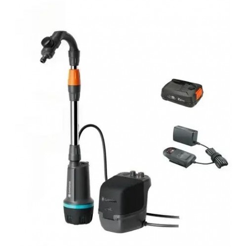 Gardena ComfAuto 2600 18V P4A Akku-Regenfasspumpe, (1x2,5Ah) 14604-20