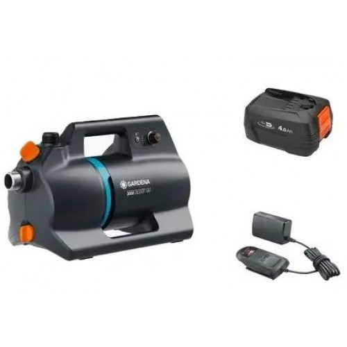 Gardena Silent 3000 18V/P4A Akku-Gartenpumpe (180W/3000l/h) - 1x 4,0Ah 14610-20