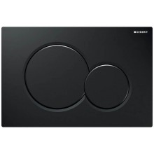 Geberit Sigma01 Betätigungsplatte, für 2-Mengen-Spülung, schwarz glänzend, 115.770.DW.5