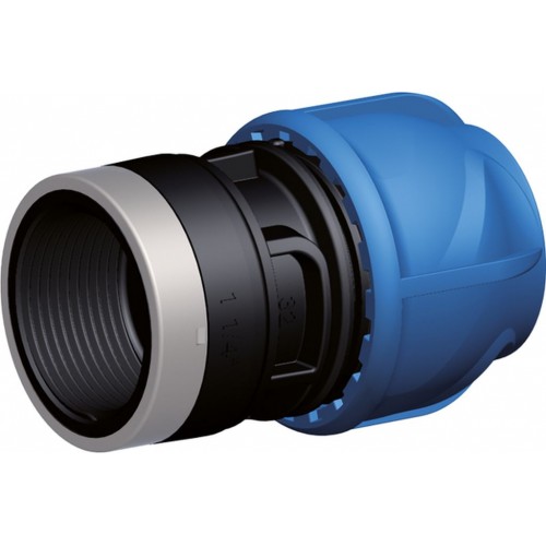 GEORG FISCHER iJOINT Polypropylen-Kupplung, 40 × 1 1/4", Innengewinde 158-400-09