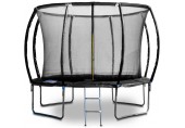 G21 SpaceJump Trampolin, 305 cm, schwarz, mit Sicherheitsnetz 6904268