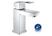 Grohe Eurocube Einhand-Waschtischbatterie mit Durchflussbegr, S-Size mit Ablaufgarnitur 23
