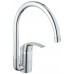 Grohe Eurosmart Spültischbatterie mit hohem Auslauf chrom 33202001