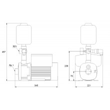 B-WARE Grundfos CMBE 1-44 1x220-240V Hydromono Druckerhöhungsanlage 98374697 GETESTET!!!