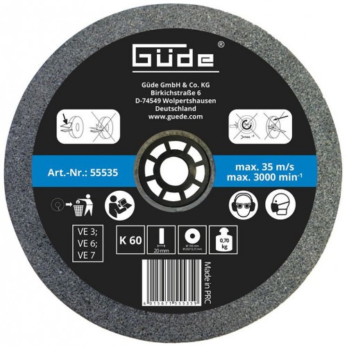 GÜDE Schleifscheibe K 60 Güde 150 mm 55535