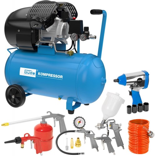 GÜDE 405/10/50 Kompressor-set, 15 TLG 71177 GÜDE 405/10/50 Kompressor-set, 15 TLG 71177