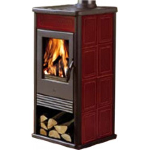 Edilkamin GIULIA Holz-Kaminofen, rot 434600