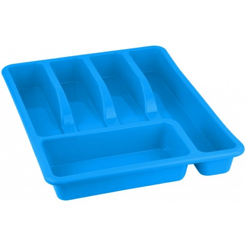 Besteckkasten, 39 x 29 x 5 cm blau, 211