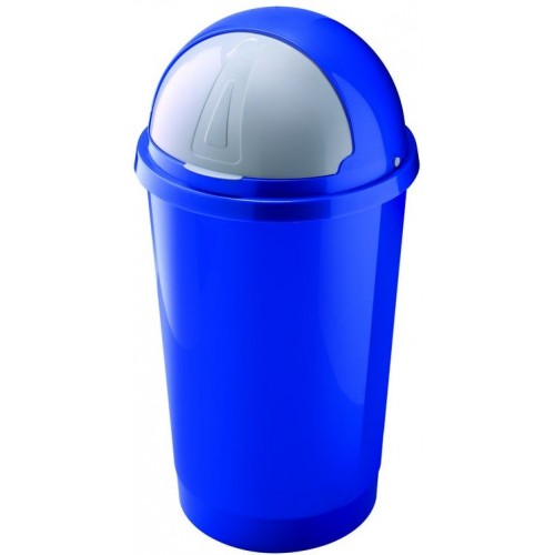 HEIDRUN Abfalleimer 50 l mit Deckel 74 x 40 x 40 cm, 50 l,blau 1359 HEIDRUN Abfalleimer 50 l mit Deckel 74 x 40 x 40 cm, 50 l,blau 1359