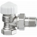 HEIMEIER CALYPSO-exact,DN10 3/8"Thermostat-Ventilunterteil,Eck,verkürzt,Messing3451-01.000