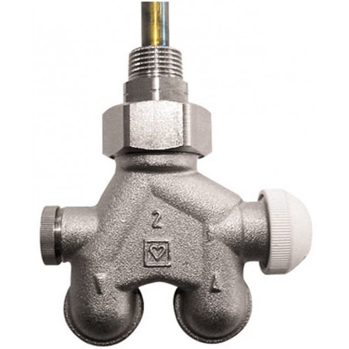 HERZ VUA-40-Vierwegeventil für Einrohranlagen, 1/2, Eckform, 150/11 1778441