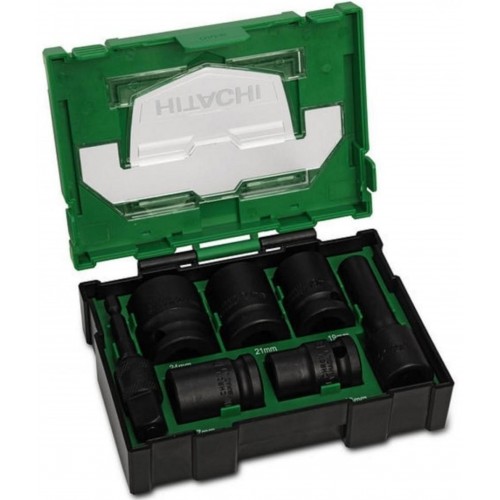 HiKOKI 40030025 Kraftstecknuss-Box (II) 7-teilig