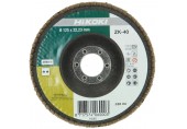 HiKOKI 4100116 Fächerschleifscheibe 125x22, 23mm, 40