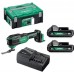 HiKOKI CV18DAWRZ Multitool 18V 2.0Ah Li-Ion im Systemkoffer II