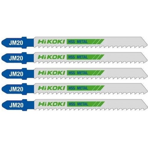 HiKOKI 750012 HSS-Sägeblätter für Stichsägen 100,4/75x7,5x1mm, 5 Stück