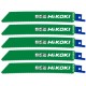 HiKOKI 752676 Sägeblätter für Säbelsäge 150/128,5x19,0x0,9mm, 5 Stück