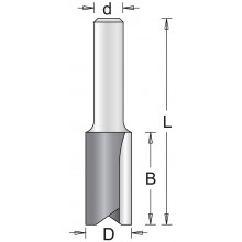 HiKOKI 754002 Nutfräser 4x11x51mm, 6 mm