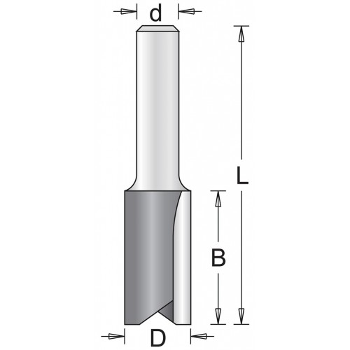 HiKOKI 754135 Nutfräser 12x25x66mm, 12mm