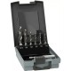 HIKOKI 780139 HSS-G DIN 335C Satz kombinierter Bohrer 1/4"