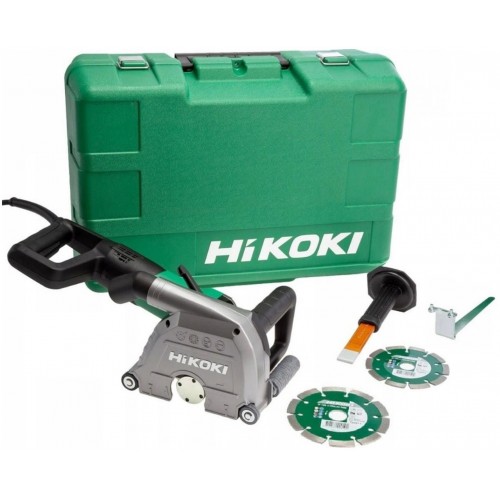 HiKOKI CM5MAWSZ Mauernutfräse (1900W/125mm) + 2x Diamantscheibe
