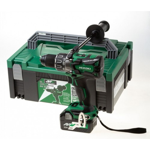 HiKOKI (Hitachi) DS36DAWRZ Akku Bohrschrauber 2xBSL36A18, HitBOX
