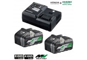 HiKOKI (Hitachi) UC18YSL3WFZ 36V Booster Pack 2xBSL36B18 + UC18YSL3