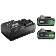 HiKOKI UC18YSL3WJZ 36V Booster Pack Multi Volt (2 x 8Ah)18V - 4Ah 36V+ Ladegerät UC18YSL3