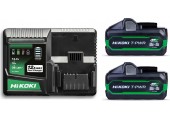 HiKOKI UC36YSL2WAZ Druckerhöhungsanlage 2x Multivolt 36V 4.0Ah/18V 8.0Ah Li-Ion+Schnellla