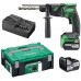 HiKOKI DH18DPBWPZ Akku-Bohrhammer SDS-Plus (18V/2x 5,0Ah/1,3J) Systemkoffer