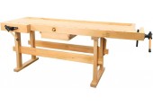 Holzmann Hobelbank inkl. Schublade & Spannbacken (150kg/2110x780mm) WB210