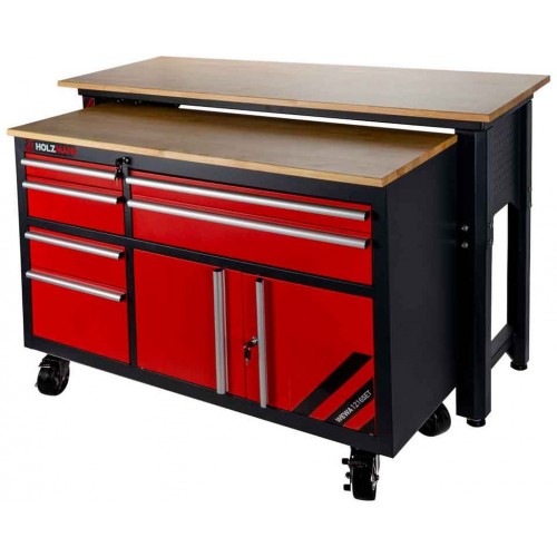 Holzmann Werkbank Werkstattwagen SET WEWA1216SET