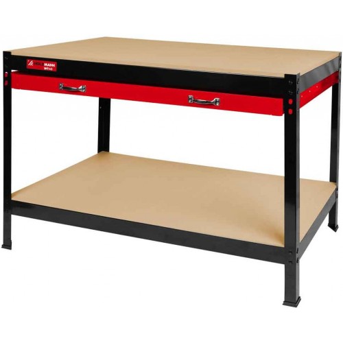 Holzmann Werkbank mit Schublade (100kg/1210x605mm) WT40 Holzmann Werkbank mit Schublade (100kg/1210x605mm) WT40