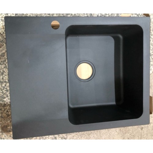 Franke Orion OID 611-62, 620x500 mm, Spüle tectonite, schwarz 114.0286.441
