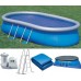 INTEX OVAL FRAME POOL 6,10 x 3,66 x 122 m mit Kartuschenfilterpumpe 26194