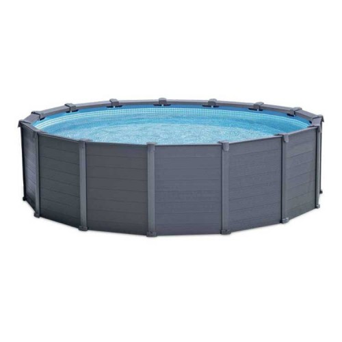 INTEX Graphite Panel Pool O 478cm (Set) 26382GN