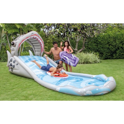 INTEX Surf´n Slide Aufblasbare Rutsche + Surfbrett 57159NP