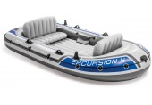 B-WARE INTEX 68324 Schlauchboot Excursion 4 Ruderboot Angelboot + Pumpe Paddel
