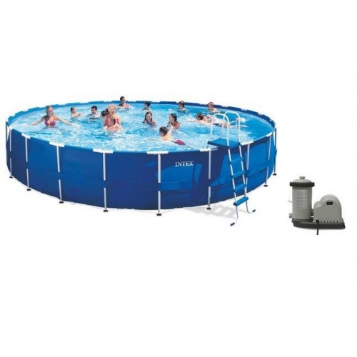 INTEX Frame Pool Set Rondo 549 x 122 cm 128252GS+Kartuschenfilteranlage