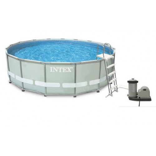 INTEX Frame Pool Set Ultra Rondo 488 x 122 cm 128322GS ohne Filteranlage