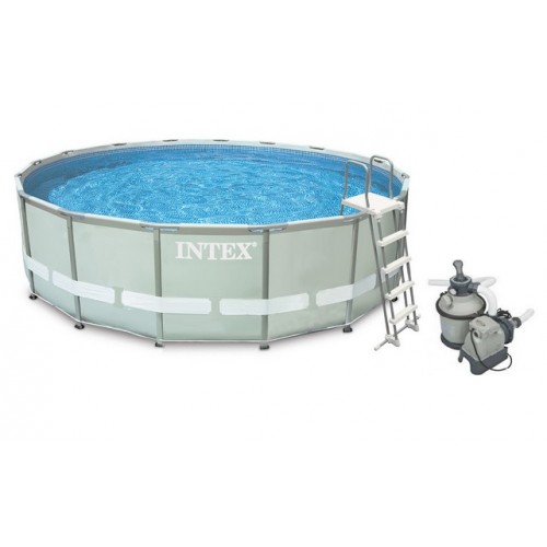 INTEX Frame Pool Set Ultra Rondo 549 x 132 cm 128336+Kartuschenfilteranlage