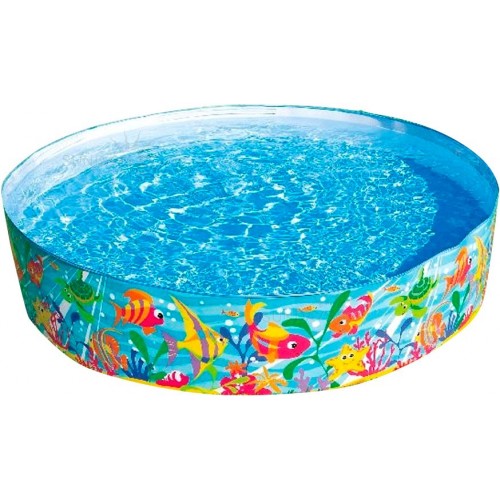 INTEX Quick Snap-Pool Kinderbecken Fische 183 x 38 cm 56452NP