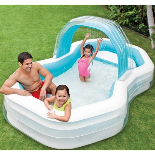 INTEX Family Cabana Pool Schwimmbecken 310 x 188 x 130 cm 57198NP